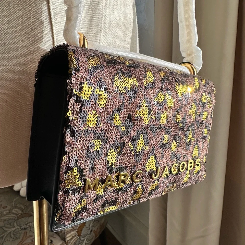 Marc Jacobs Sequin Leopard Print Bag NWT